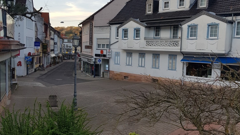 Innenstadt Bad Orb am Karfreitag