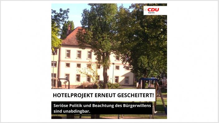 Hotel, Bad Orb, grscheitert